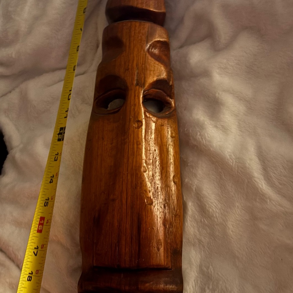 Handcrafted Wooden Mask Art